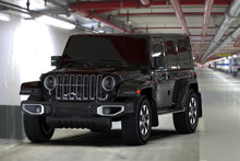 Load image into Gallery viewer, Rally Armor 18-24 Jeep JL Wrangler Black UR Mud Flap w/Blue Logo