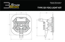 Load image into Gallery viewer, Diode Dynamics SS3 Max Type SD Kit ABL - Yellow SAE Fog