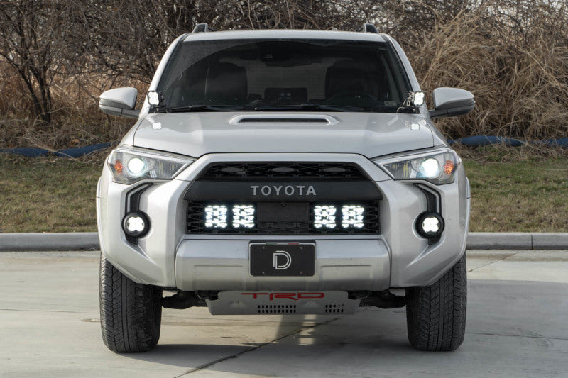 Diode Dynamics 14-23 Toyota 4Runner SS5 Stealth Grille LED 4-Pod Kit Sport - White Driving