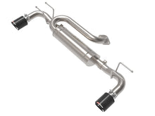 Load image into Gallery viewer, aFe 19-22 Mazda 3 L4 2.5L Takeda 3in to 2-1/2in 304 SS Axle-Back Exhaust w/ Carbon Fiber Tip