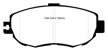 Load image into Gallery viewer, EBC 93-94 Lexus LS400 4.0 Redstuff Front Brake Pads