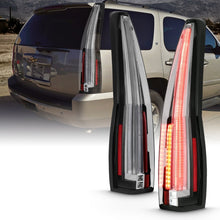 Load image into Gallery viewer, ANZO 2007-2014 Chevrolet Tahoe Led Taillights Red/Clear