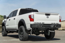 Load image into Gallery viewer, Addictive Desert Designs 16-18 Nissan Titan XD Stealth Fighter Rear Bumper w/ Backup Sensor Cutout