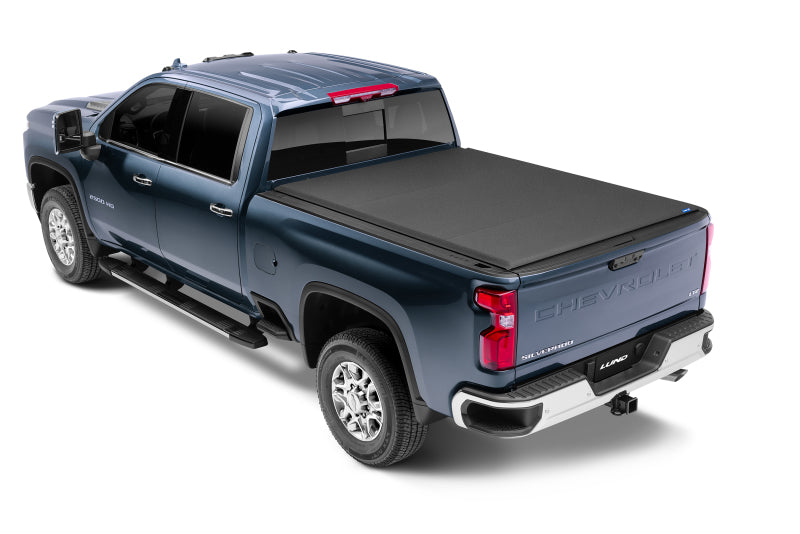 Lund 07-17 Chevy Silverado 1500 (6.5ft. Bed) Genesis Elite Roll Up Tonneau Cover - Black