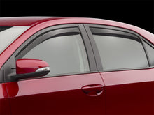 Load image into Gallery viewer, WeatherTech 14+ Toyota Corolla Front &amp; Rear Window Deflectors - Dark Smoke