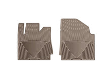 Load image into Gallery viewer, WeatherTech 10+ Cadillac SRX Front Rubber Mats - Tan