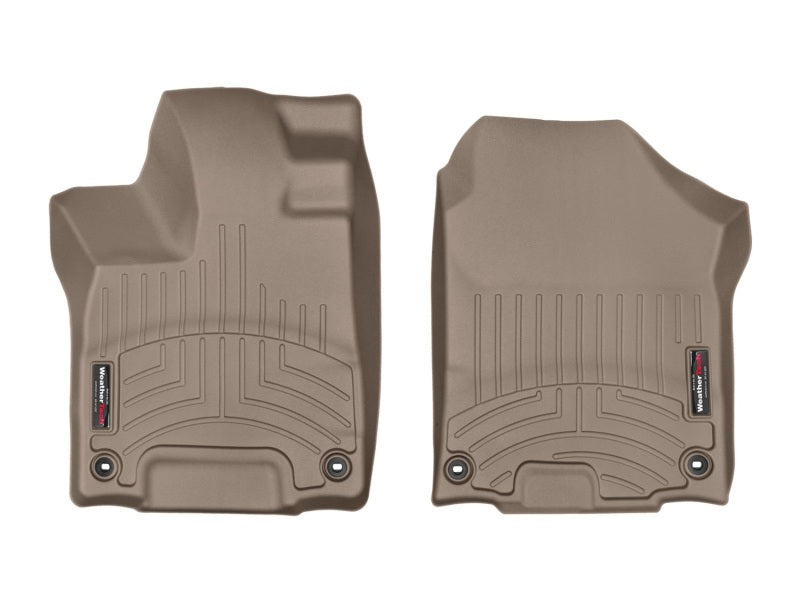 WeatherTech 2016+ Honda Pilot Front FloorLiner - Tan