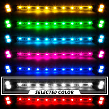 Load image into Gallery viewer, XK Glow Strip Single Color Underglow LED Accent Light Car/Truck Kit White - 8x24In Tube + 4x8In