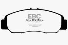 Load image into Gallery viewer, EBC 06-11 Acura CSX (Canada) 2.0 Yellowstuff Front Brake Pads