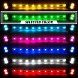 XK Glow Strip Single Color Underglow LED Accent Light Car/Truck Kit Green - 8x24In Tube + 4x8In