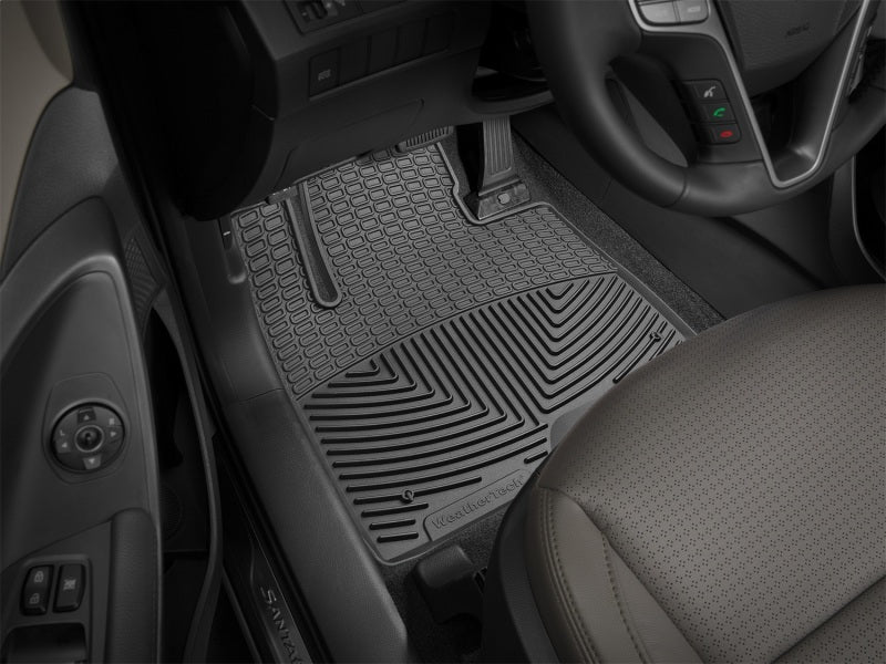 WeatherTech 2013-2018 Hyundai Santa Fe Front Rubber Mats - Black