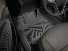 Load image into Gallery viewer, WeatherTech 2013-2018 Hyundai Santa Fe Front Rubber Mats - Black