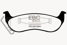 Load image into Gallery viewer, EBC 03+ Ford Crown Victoria 4.6 Greenstuff Rear Brake Pads