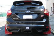 Load image into Gallery viewer, Rally Armor 12-19 Ford Focus ST / 16-19 RS Black UR Mud Flap w/Tangerine Scream Logo