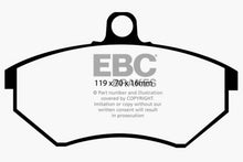 Load image into Gallery viewer, EBC 94 Volkswagen Cabriolet 1.8 Redstuff Front Brake Pads