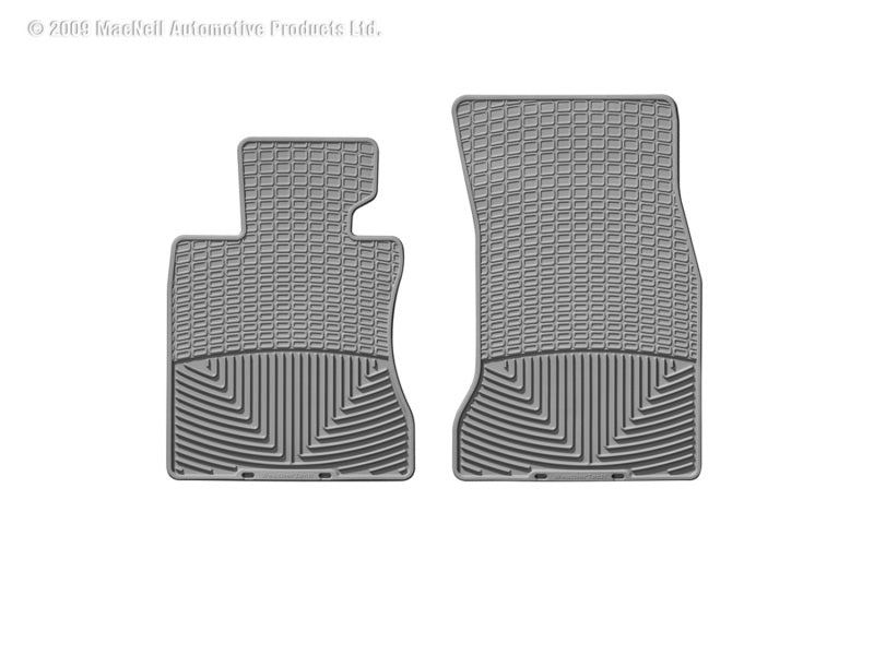 WeatherTech 04-07 BMW 525i Front Rubber Mats - Grey