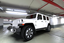 Load image into Gallery viewer, Rally Armor 18-24 Jeep JL Wrangler Black UR Mud Flap w/Red Logo