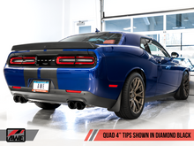 Load image into Gallery viewer, AWE Tuning 2017+ Dodge Challenger 5.7L Track Edition Exhaust - Diamond Black Quad Tips