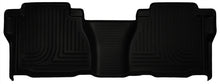 Load image into Gallery viewer, Husky Liners 07-13 Toyota Tundra Crew Cab / Ext Cab WeatherBeater Black 2nd Seat Floor Liners