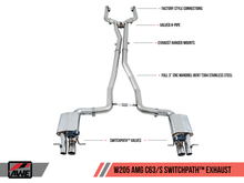 Load image into Gallery viewer, AWE Tuning Mercedes-Benz W205 AMG C63/S Coupe SwitchPath Exhaust System - for Non-DPE Cars