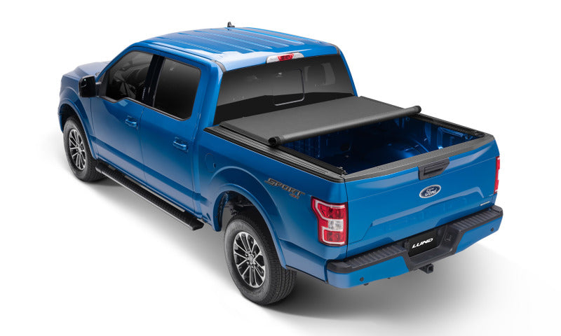 Lund 17-23 Ford F-250/350 Super Duty (6.8ft. Bed) Genesis Elite Roll Up Tonneau Cover - Black