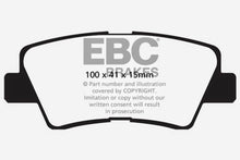 Load image into Gallery viewer, EBC 09-11 Hyundai Azera 3.3 Yellowstuff Rear Brake Pads