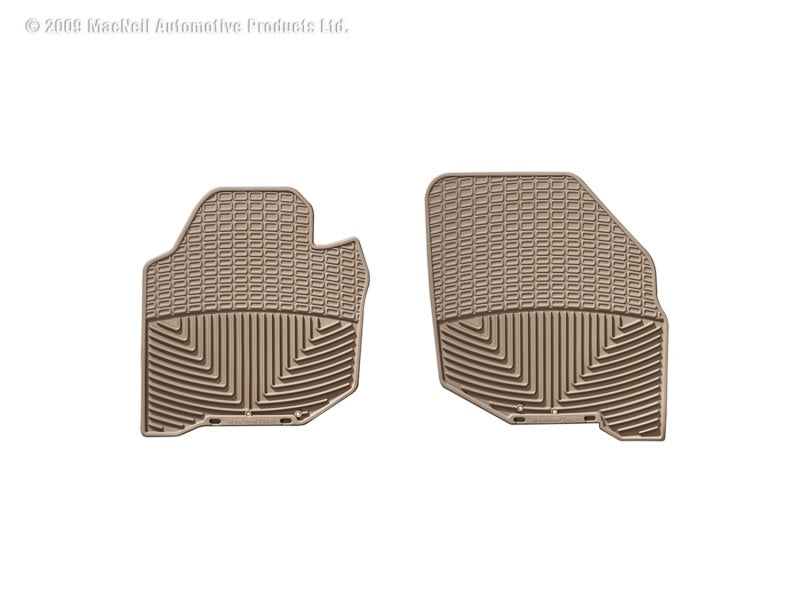 WeatherTech 07-08 Honda Fit Front Rubber Mats - Tan