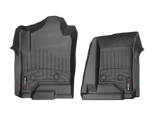 Load image into Gallery viewer, WeatherTech 15+ GMC Sierra/Denali 3500HD Vinyl Front FloorLiner BLK - Crew Cab (no 4x4 Floorshifter)