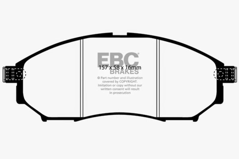 EBC 05-08 Infiniti G35 3.5 2WD Bluestuff Front Brake Pads