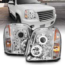 Load image into Gallery viewer, ANZO 2007-2014 GMC Yukon Projector Headlights w/ Halo Chrome (CCFL)