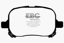 Load image into Gallery viewer, EBC 99-01 Lexus RX300 3.0 2WD Greenstuff Front Brake Pads