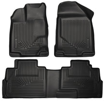 Load image into Gallery viewer, Husky Liners 07-13 Ford Edge / 07-13 Lincoln MKX Weatherbeater Black Front &amp; 2nd Seat Floor Liners