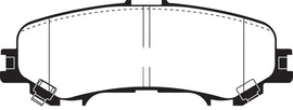 EBC 2016+ Nissan Titan 5.6L Orangestuff Rear Brake Pads