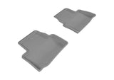 3D MAXpider 2013-2019 Cadillac ATS/ATS-V Kagu 2nd Row Floormats - Gray