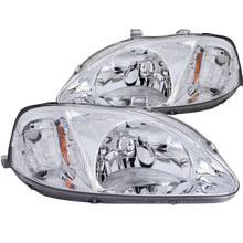 Load image into Gallery viewer, ANZO 1999-2000 Honda Civic Crystal Headlights Chrome