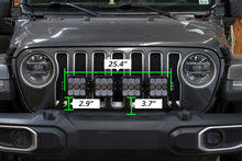 Load image into Gallery viewer, Diode Dynamics Jeep JL SS5 4-Pod CrossLink Grille Lightbar Kit Sport - Yellow Combo