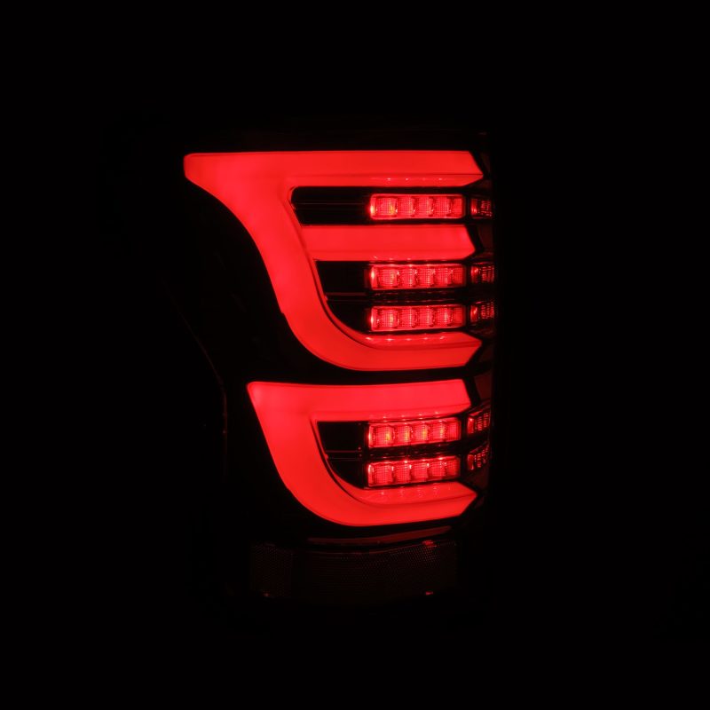 AlphaRex 07-13 Toyota Tundra LUXX-Series LED Tail Lights Alpha-Black