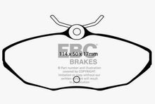 Load image into Gallery viewer, EBC 01-05 Ford Thunderbird 3.9 Greenstuff Rear Brake Pads