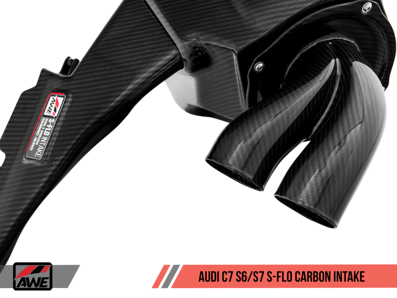 AWE Tuning Audi C7 S6 / S7 4.0T S-FLO Carbon Intake V2