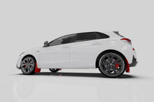 Load image into Gallery viewer, Rally Armor 19-21 Hyundai Elantra GT N Line/i30 Black UR Mud Flap w/Red Logo