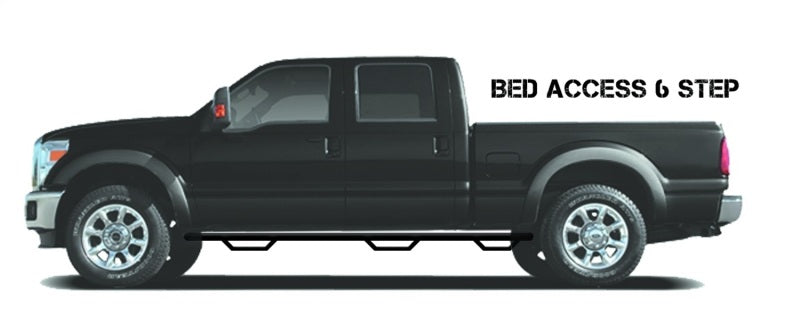 N-Fab Nerf Step 99-16 Ford F-250/350 Super Duty SuperCab 8ft Bed - Tex. Black - Bed Access - 3in