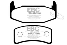EBC 88-90 Buick Regal 2.8 Redstuff Rear Brake Pads