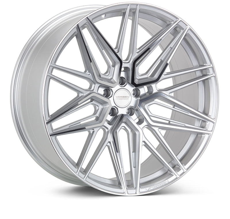 Vossen HF-7 20x9 / 5x112 / ET32 / Flat Face / 66.5 - Silver Polished Wheel