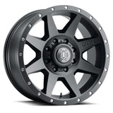 ICON Rebound 20x9 8x180 12mm Offset 5.5in BS Satin Black Wheel