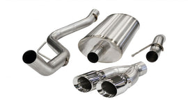 Corsa 2010-2010 Ford F-150 Raptor 5.4L V8 Polished Sport Cat-Back Exhaust