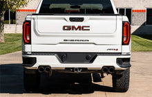 Load image into Gallery viewer, Corsa 19-25 GMC Sierra 1500 Cat-Back Dual Rear Exit with Twin 4in Black Powder Coat Pro-Series Tips