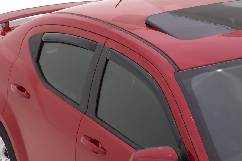 AVS 05-07 Ford Freestyle Ventvisor In-Channel Front & Rear Window Deflectors 4pc - Smoke