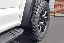 Load image into Gallery viewer, Rally Armor 17-20 Ford F-150 Raptor Gen 2 Black UR Mud Flap w/White Logo