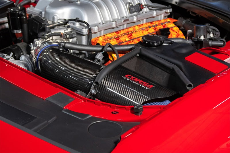 Corsa 2019-2023 Dodge Challenger SRT/Hellcat/Redeye/Demon Carbon Fiber Air Intake w/ DryTech Filter