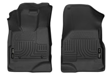 Load image into Gallery viewer, Husky Liners 10-17 GM Equinox/Terrain X-Act Contour Front Black Floor Liners